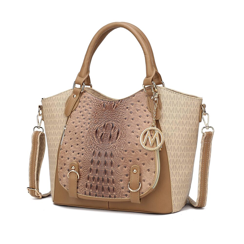 4884 Mia K Collection Shoulder Bag , PU Leather Pocketbook Top-Handle